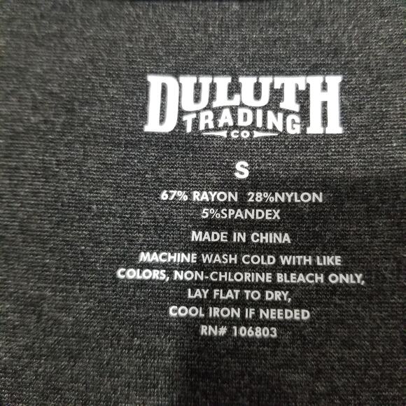 Duluth Trading Dress Size Small Wearwithall Gray Ponte Knit Long Sleeve Pockets - Picture 8 of 9